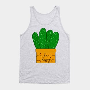 Cute Cactus Design #138: Happy Cacti Bunch Tank Top